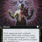 Phyresis Outbreak (ONC-050) - Phyrexia: All Will Be One Commander: (Extended Art)
