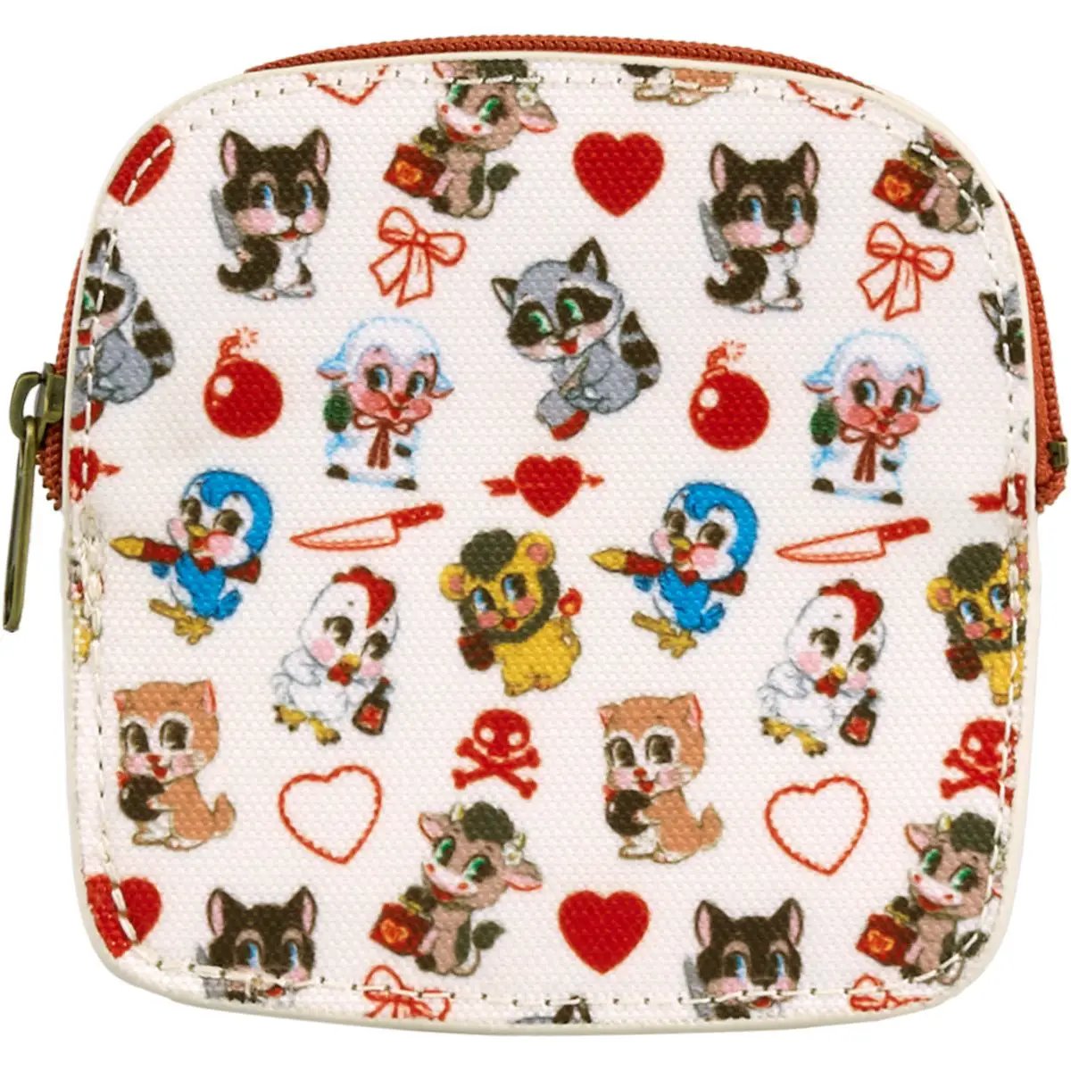 VILLAINOUS VALENTINES coin bag from THE MIGHTY HOBBY SHOP featuring a villainous character design and a compact, stylish shape.