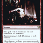 Blasphemous Act (LIST-CMR-162) - The List Foil