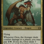 Oros, the Avenger (OVER-216) - Commander 2011 Oversized Foil