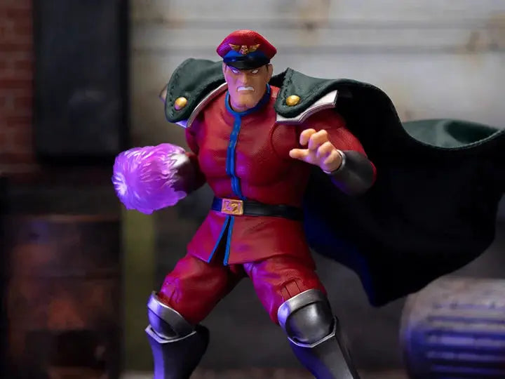 M. Bison action figure from Ultra Street Fighter II: The Final Challengers, 1/12 scale, featuring detailed costume and pose.