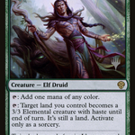 Llanowar Loamspeaker (PPDMU-170) - Dominaria United Promos