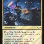 The Flesh Is Weak (40K-122) - Warhammer 40,000 Commander Foil