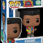 Funko Pop! vinyl figure packaging featuring Kwame from 'The Proud Family' with colorful outfit and Funko logo.