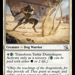 Tarkir Duneshaper // Burnished Dunestomper (MOM-043) - March of the Machine