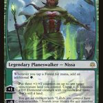 Nissa, Who Shakes the World (PPELD-169P) - War of the Spark Promos