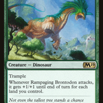 Rampaging Brontodon (GBP-GP5) - M19 Gift Pack Foil