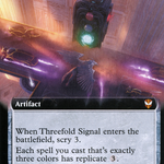 Threefold Signal (NCC-111) - New Capenna Commander: (Extended Art)