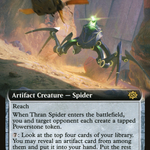 Thran Spider (BRO-368) - The Brothers' War: (Extended Art)