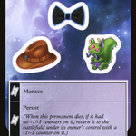 Night Brushwagg Ringmaster (UNF-003) - Unfinity Sticker Sheets