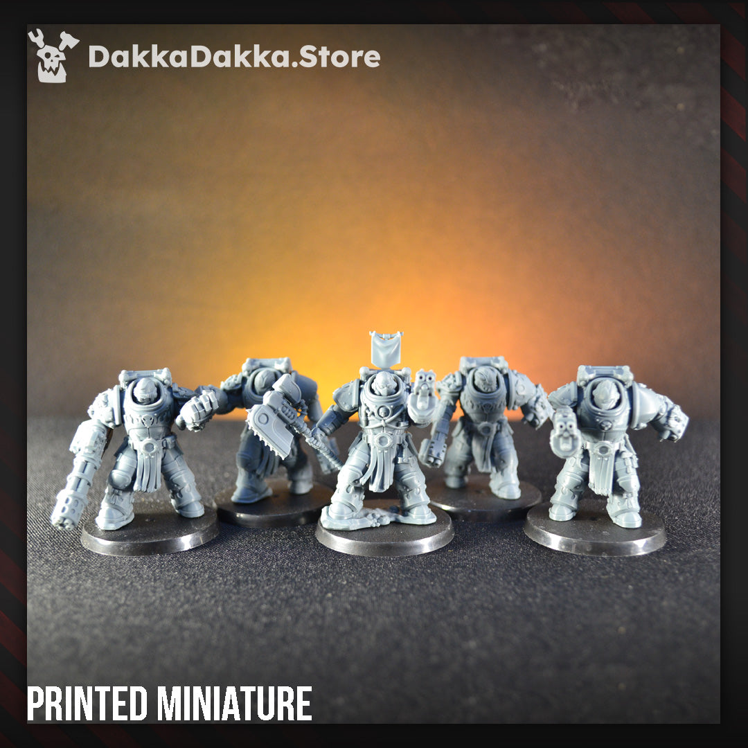 3d Printed Ignisaurus Clan Destroyers x5 by DakkaDakka Miniatures