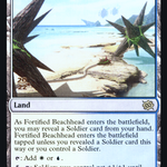 Fortified Beachhead (PRE-262S) - The Brothers' War Promos Foil