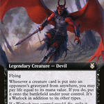 Lorcan, Warlock Collector (AFC-296) - Forgotten Realms Commander: (Extended Art)