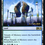 Temple of Mystery (PRE-255S) - Core Set 2020 Promos Foil