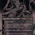 Nissa, Ascended Animist (ONE-362) - Phyrexia: All Will Be One (Borderless) Foil