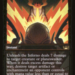 Unleash the Inferno (SNC-402) - Streets of New Capenna: (Showcase) Foil