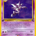Haunter 021/62 - Fossil 1st Edition