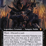 Timothar, Baron of Bats (VOC-042) - Crimson Vow Commander: (Extended Art)