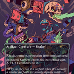 Stonecoil Serpent (Borderless) [Secret Lair Drop Series]