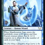 Manifestation Sage (PRE-205S) - Strixhaven: School of Mages Promos Foil