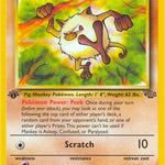 Mankey 055/64 - Jungle 1st Edition