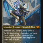 Kotori, Pilot Prodigy (NEC-078) - Neon Dynasty Commander Etched Foil