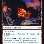 Phoenix of Ash (PRE-148S) - Theros Beyond Death Promos Foil