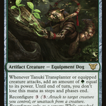 Tanuki Transplanter (NEC-030) - Neon Dynasty Commander