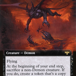 Dreadfeast Demon (VOW-369) - Innistrad: Crimson Vow: (Extended Art)
