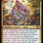 Kaima, the Fractured Calm (NEC-003) - Neon Dynasty Commander