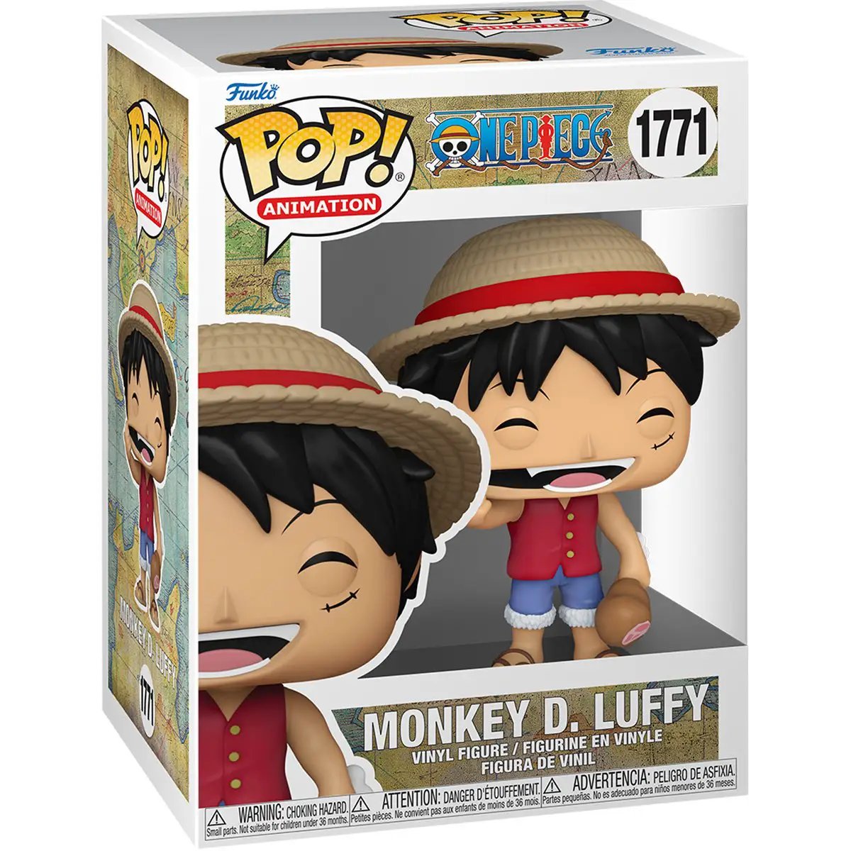 Pre-order POP! Animation One Piece Luffy figure by THE MIGHTY HOBBY SHOP, featuring detailed design and vibrant colors.