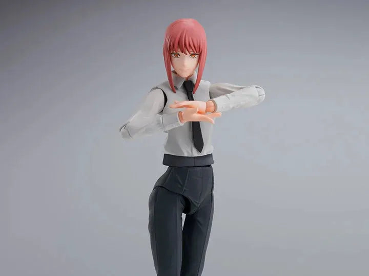 Chainsaw Man S.H.Figuarts Makima action figure from THE MIGHTY HOBBY SHOP, showcasing detailed design and vibrant colors.