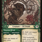 Rosethorn Acolyte // Seasonal Ritual (ELD-300) - Throne of Eldraine: (Showcase)