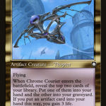 Chrome Courier (Retro Frame) (BRC-123) - The Brothers' War Commander