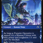 Futurist Operative (NEO-333) - Kamigawa: Neon Dynasty: (Showcase)