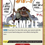 You May Be a Fool...but I Still Love You (OP02-023) - Paramount War Pre-Release Cards