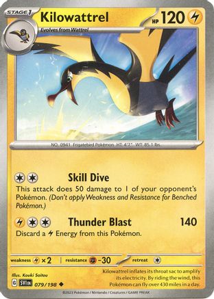 Kilowattrel 079/198 - SV01 Scarlet & Violet Base Set