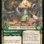 Flaxen Intruder // Welcome Home (ELD-297) - Throne of Eldraine: (Showcase)