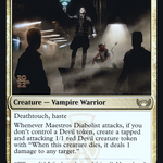 Maestros Diabolist (PRE-200) - Streets of New Capenna Promos Foil
