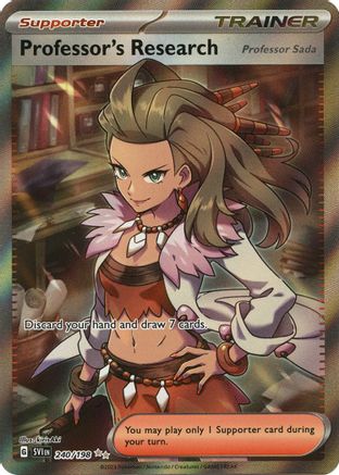 Professor's Research 240/198 - SV01 Scarlet & Violet Base Set Holofoil