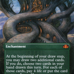 Sylvan Library (DMR-441) - Dominaria Remastered (Borderless)