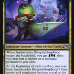 Ambassador Blorpityblorpboop (UNF-161) - Unfinity