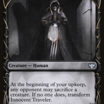 Innocent Traveler // Malicious Invader (VOW-294) - Innistrad: Crimson Vow: (Showcase, Double Faced Transform)