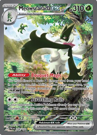 Meowscarada ex 256/193 - SV02 Paldea Evolved Holofoil
