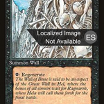 Wall of Bone (4BB-168) - Fourth Edition Foreign Black Border