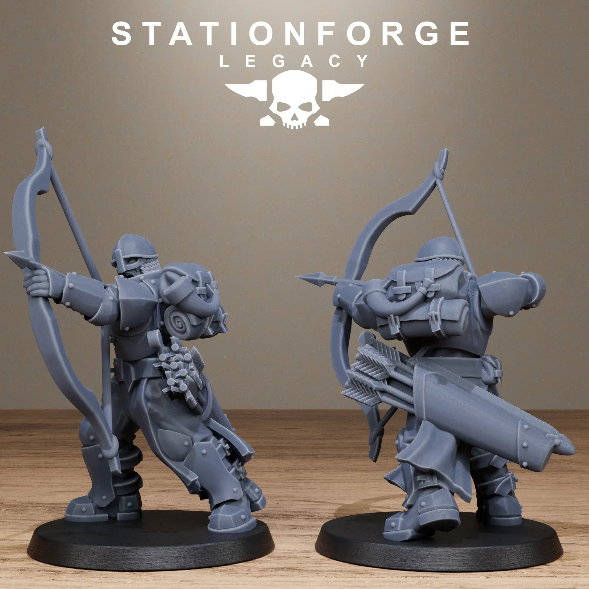 3D Printed Solaris Archers by Stationforge Miniatures by Last Hope Miniatures