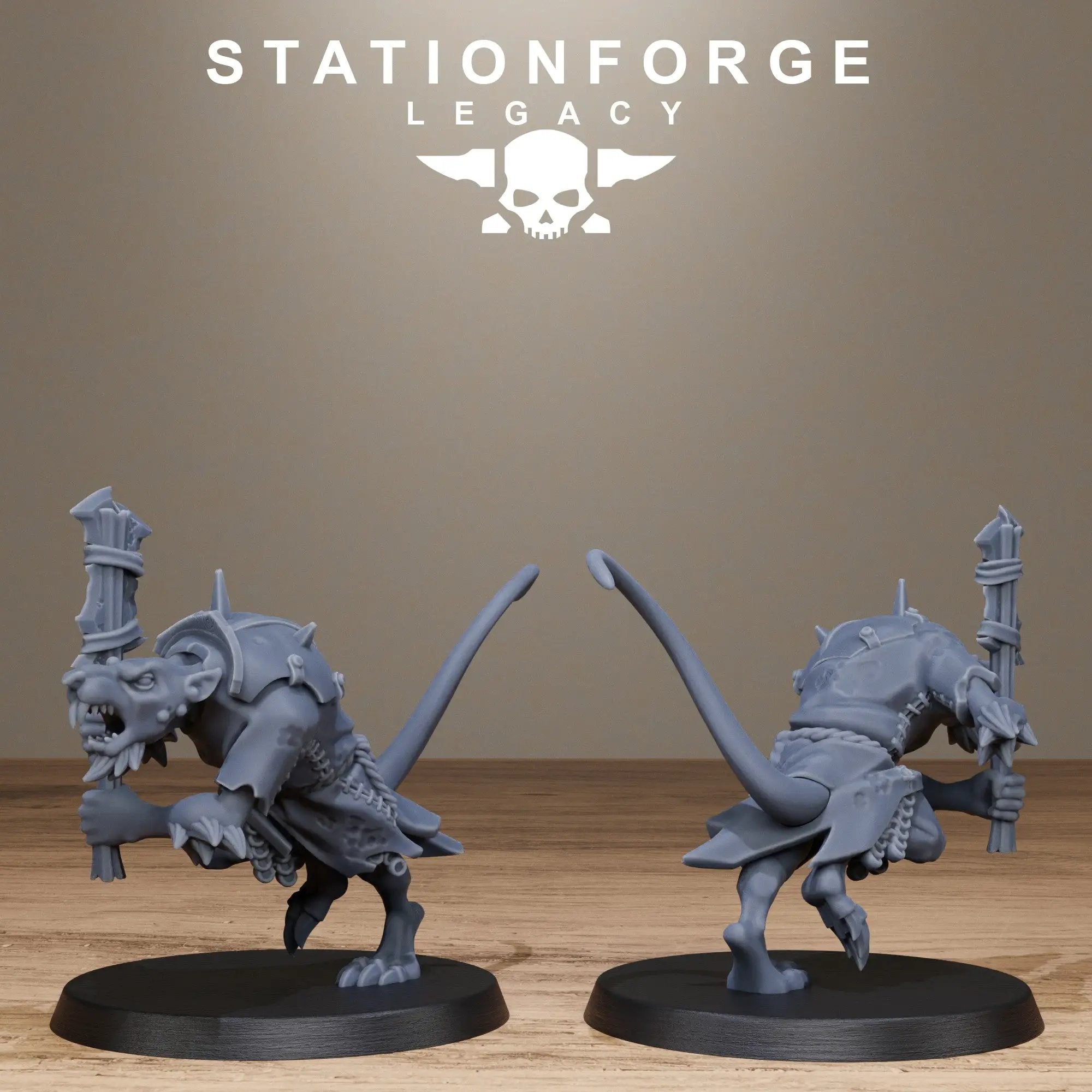 3D Printed Rotfang Melee Infantry by Stationforge Legacy Miniatures by Last Hope Miniatures