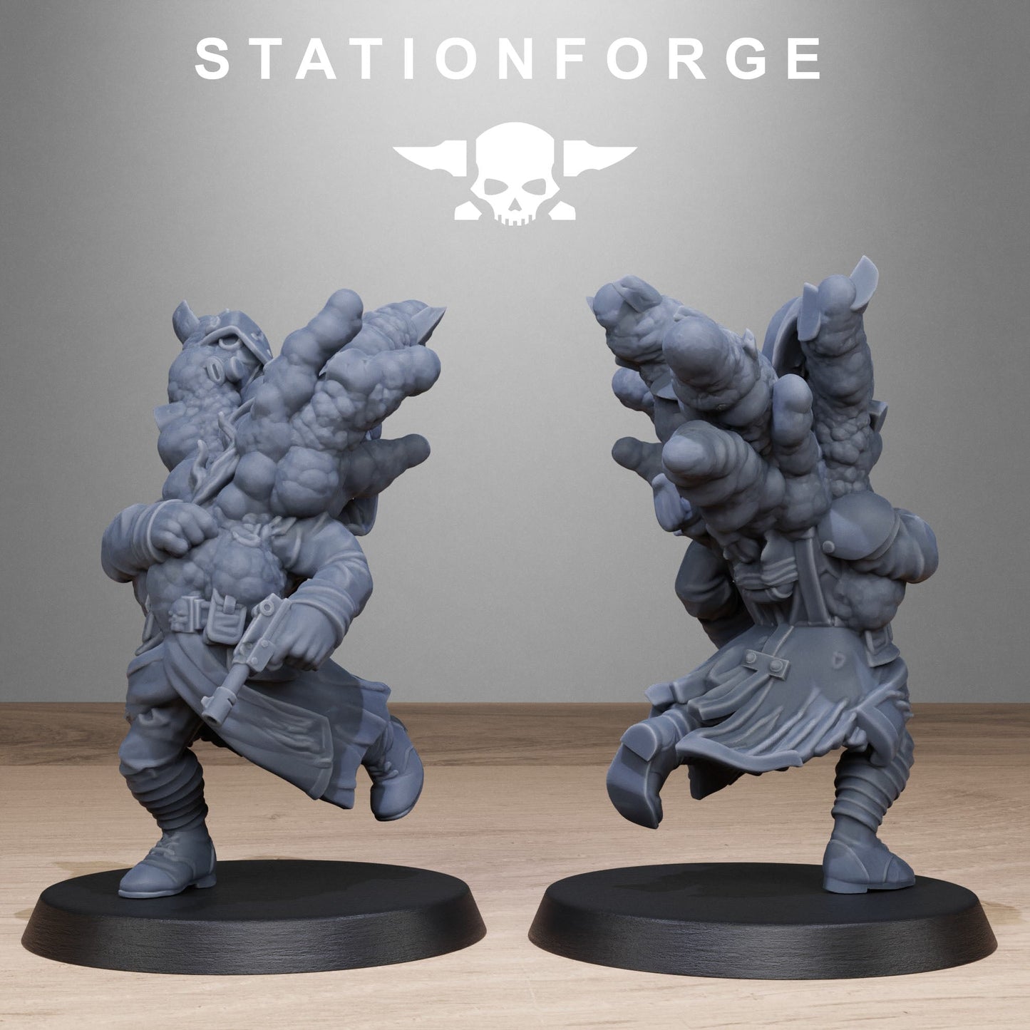 3D Printed GrimGuard Objective Markers by Stationforge Miniatures