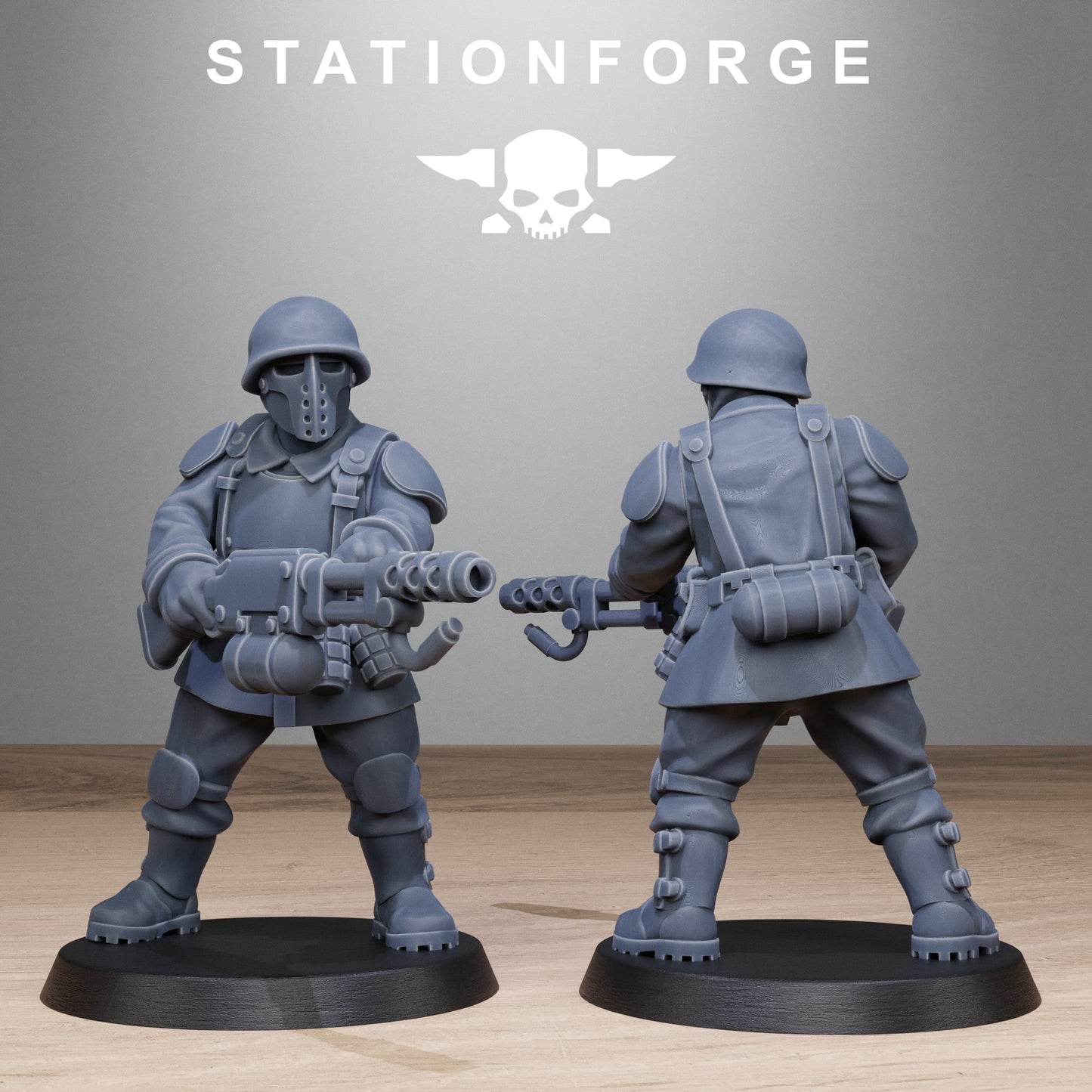 3D Printed FreeGuard Infantry by StationForge Miniatures