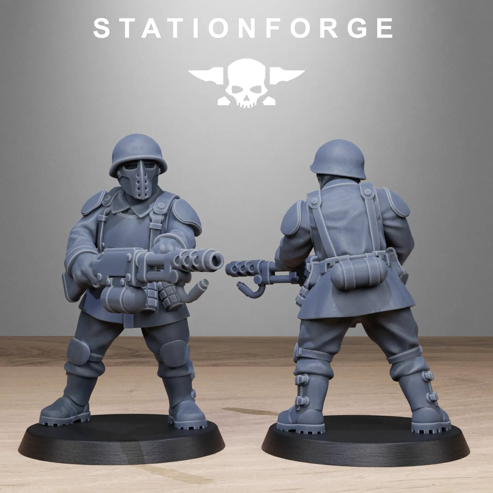 3D Printed FreeGuard Infantry by StationForge Miniatures by Last Hope Miniatures